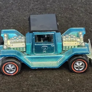 1971 Hot Wheels Redline T-4-2 in Aqua. The