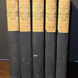 Antique Hardcover Books from "The Works of Edgar