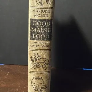 1939 Hardcover Edition of Good Maine Food by