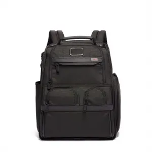 TUMI Alpha 3 Compact Laptop Brief Pack Black