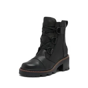Sorel Joan Now Lace Boots Black Womens Size 8.5