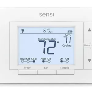 Sensi Smart Wi-Fi Thermostat ST55 White