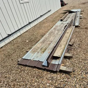 Sheets Of Roofing Tin - Cocoa Brown