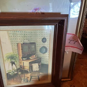 Pair of pictures and frames