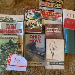 Book collection, including historical items
