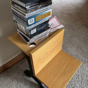 Children's desk and music CDs