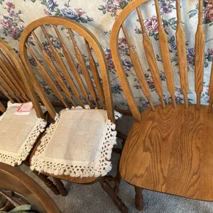 3 - Oak chairs