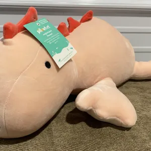 **NEW** Pillowfort Dinosaur Weighted Plush Kids' Throw Pillow - Pink