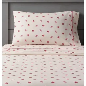**NEW** Pillowfort Twin Candy Stripes Kids' 100% Cotton Sheet Set