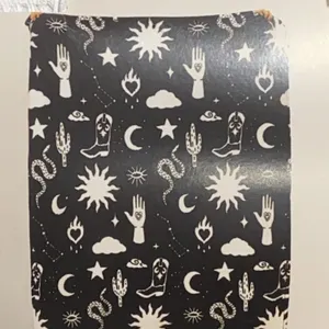 **NEW** Makers Collective Celestial Garden Faux Shearling Black/White Throw - 50"x60"
