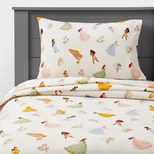 **NEW** Disney Collection By Pillowfort Full Princess Characters Kids' Sheet Set