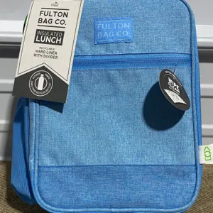 **NEW** Fulton Bag Company Upright BPA Free Lunch Bag - Blue