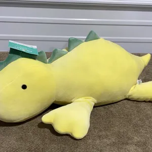 **NEW** Pillowfort Dinosaur Weighted Plush Kids' Throw Pillow - Yellow