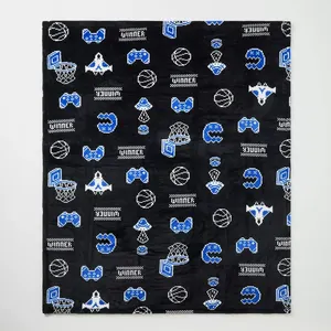 **APPEARS NEW** Cozy Bliss Sportopia Winner Plush Throw - 50"X60"