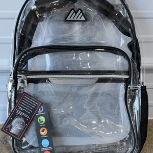 **NEW** Summit Ridge Clear Waterproof Heavy Duty Stadium Approved Backpack