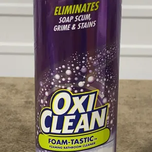 **NEW** OxiClean 19 oz. Foam-Tastic Foaming Bathroom Cleaner Spray Can, Lemon Citrus Scent