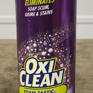 **NEW** **NEW** OxiClean 19 oz. Foam-Tastic Foaming Bathroom Cleaner Spray Can, Lemon Citrus Scent