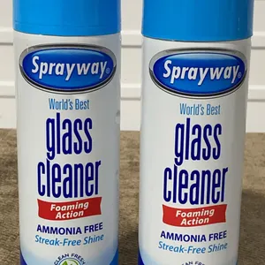 **NEW** Sprayway Glass Cleaner Foaming Action 2 Spray Cans