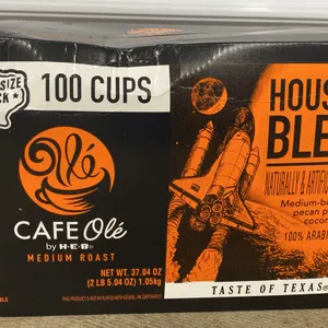 **NEW** CAFE Olé Houston Blend Medium Roast Single Serve Coffee Cups, 100 Count - Best By:  7/27