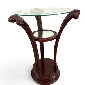 Round Carolina Panel Co. Art Deco Table 1930's