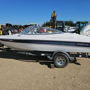 Doral 17’ Ski/ Pleasure Boat w/ Evinrude 115hp Outboard & Trailer, Fiberglass, Fresh Tune-up, Spare Tire, New Battery
