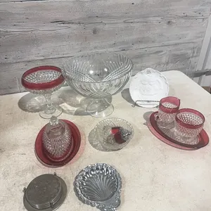 Vintage glassware
