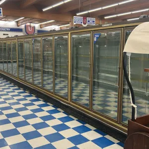 Master-Bilt CEL/EL-5 frozen food glass doors. Features adjustable wire shelving and interior lighting. Electrical: 115/230V, 60 Hz, 1-Phase. Note: For