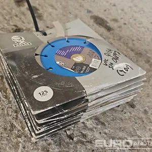 Unused 125mm Diamond Discs (9 of) 