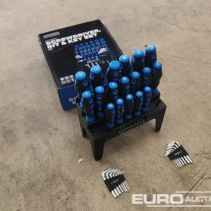 Unused 44pc Screwdriver, Bit & Key Set 