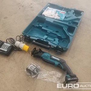 Unused Makita RJ03R1 12 Volt Cordless Reciprocating Saw, Charger & Batteries (2 of) 