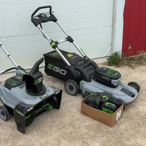 EGO Power+ 56V 21” Lawn Mower, Snow Blower, 4 Batteries and Charger