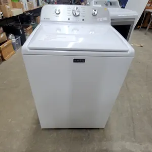 Maytag Top-Load Washing Machine with 10 Wash Cycles and Deep Fill Option, White