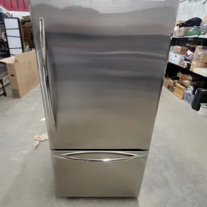 Heartland Stainless Steel Bottom-Freezer Refrigerator, 66”×30”×28”, Working