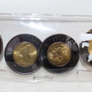 LOT OF 5 QEII 2022 COMMEMORATIVE TOONIES &