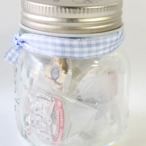 ESTATE GLASS JAR FILLED W/VINTAGE COLLECTOR LAPEL-