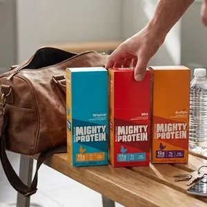Lot of 3 - Mighty Protein Chicken Sticks Assorted Flavors  12 x 32g Each