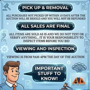 Auction Depot Auction Terms Sign