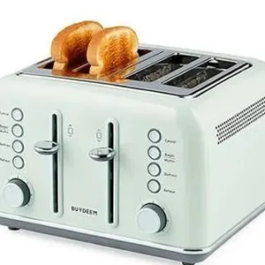 BUYDEEM DT640 Cozy Greenish 4-Slice Toaster