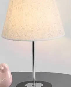 Modern Table Lamp With Fabric Shade