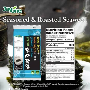 Jayone Seasoned and Roasted Seaweed 36 Packs x 5g
