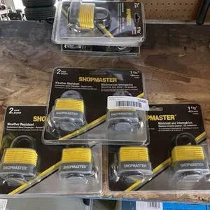 Lot of 3 - Shopmaster Padlocks 1-1/2" 2 Pack