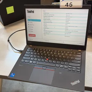 LENOVO THINKPAD T14 14" LAPTOP INTEL CORE I7 PORTABLE PC WIPED DRIVE NO CHARGER