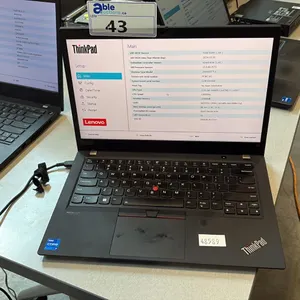 LENOVO THINKPAD T14 14" LAPTOP INTEL CORE I7 PORTABLE PC WIPED DRIVE