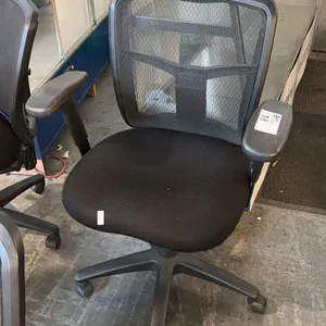 BLACK MESH-BACK TASK CHAIR STYLE 1