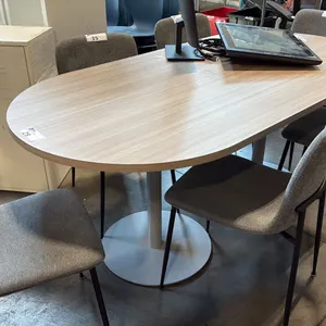 GREY ASH FINISH BOARDROOM TABLE 72 BY 36 INCHES