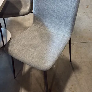 GREY CONTOUR SIDE CHAIR