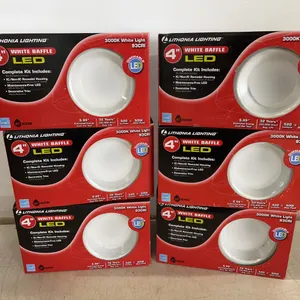 6 - 4" White Baffle LED Kits