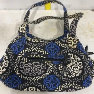 Vera Bradley Shoulder Handbag in the retired "Canterberry Cobalt" pattern.