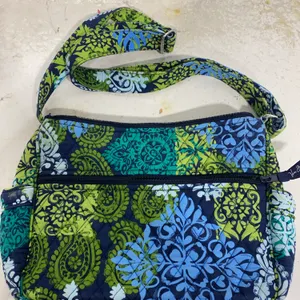 Vera Bradley Essential Messenger Bag in the retired "Caribbean Seas" pattern