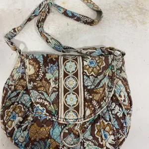 Vera Bradley Saddle Up crossbody bag in "Java Blue"